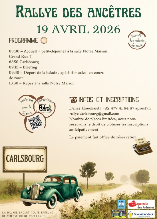 15 ième rallye de voitures ancêtres.