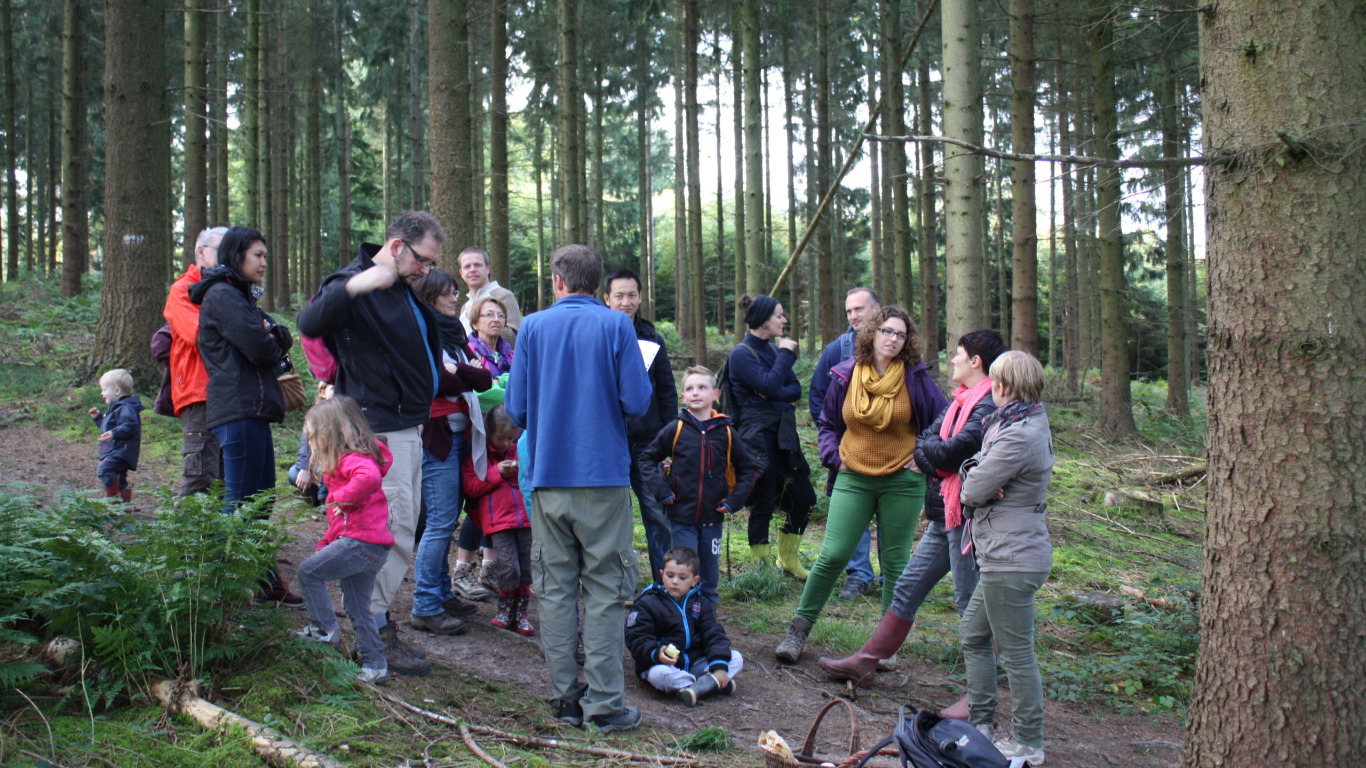 Balade champignon des Découvertes de Comblain
