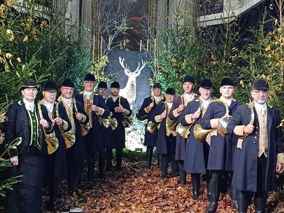Concours de trompes de chasse à Saint-Hubert