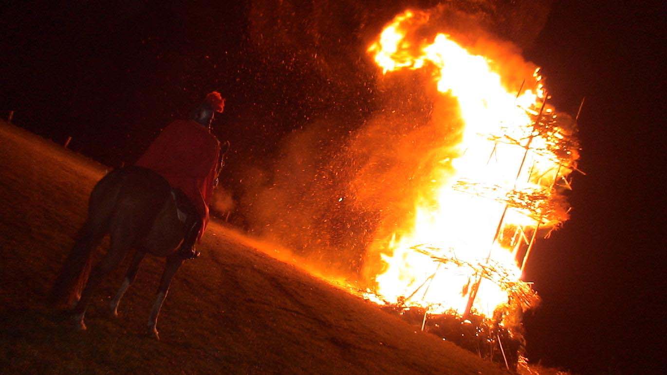 Grand feu de la Saint-Martin à Xhoffraix