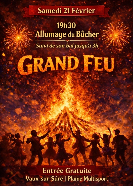 Grand feu de Vaux-sur-Sure