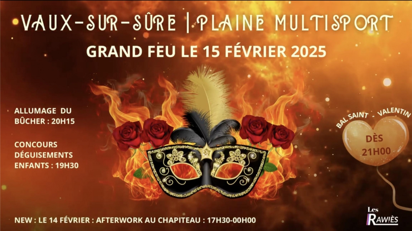 Grand feu de Vaux-sur-Sure