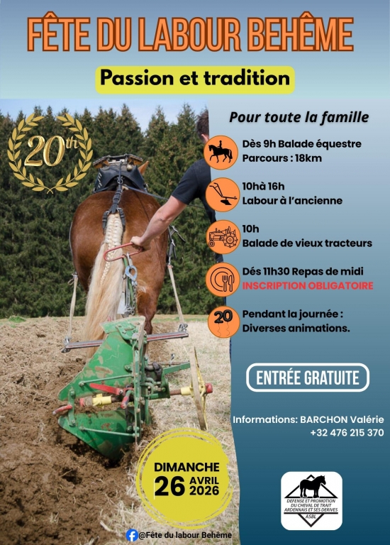 La Fête du Labour vous invite pour ses 20 ans La Fête du Labour vous invite pour ses 20 ans