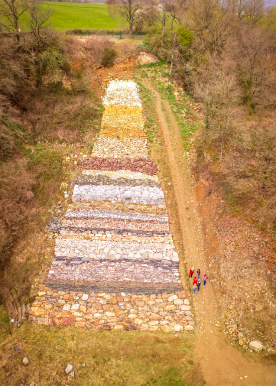 Le mur géologique de Géromont (Comblain-au-Pont)