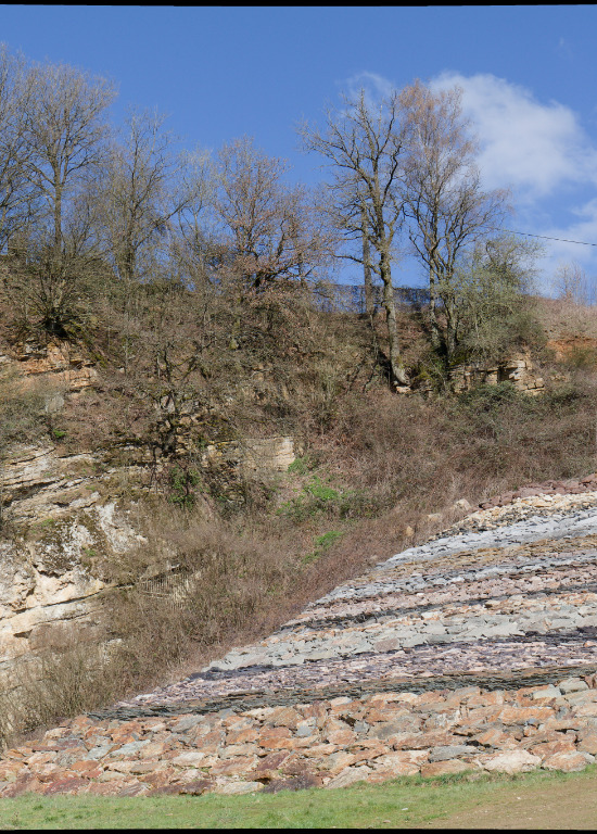 Le mur géologique de Géromont (Comblain-au-Pont)