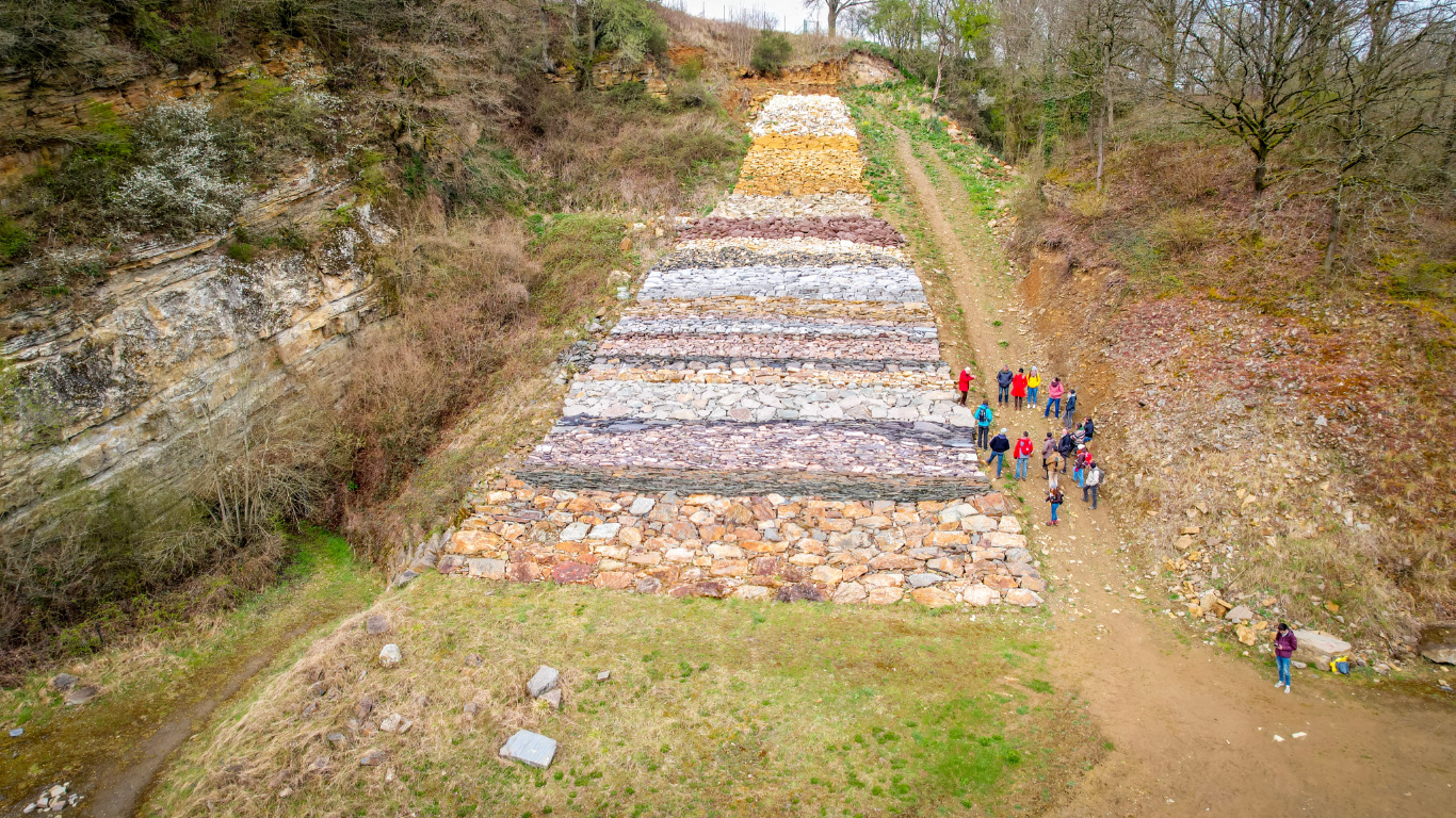 Le mur géologique de Géromont (Comblain-au-Pont)