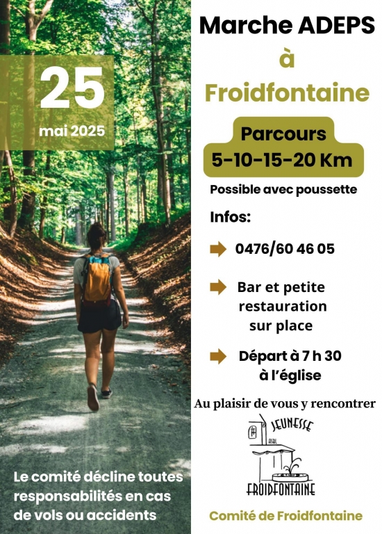 Marche Adeps à Froidfontaine