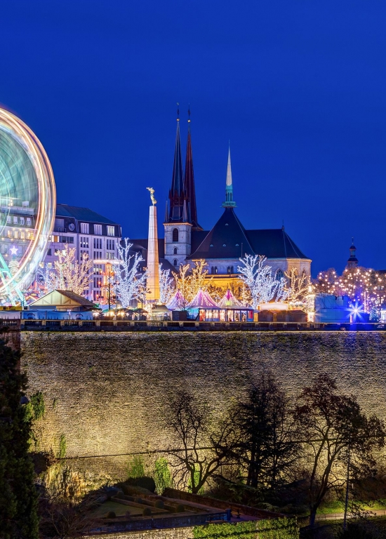 Marché de Noël  - Winter Light - Luxembourg