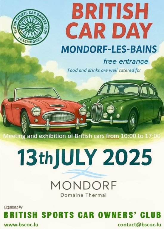 Mondorf - Découverte de voitures anglaises d'époque