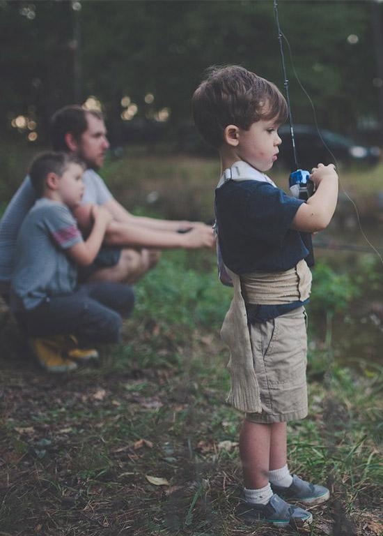 Pêche en famille 