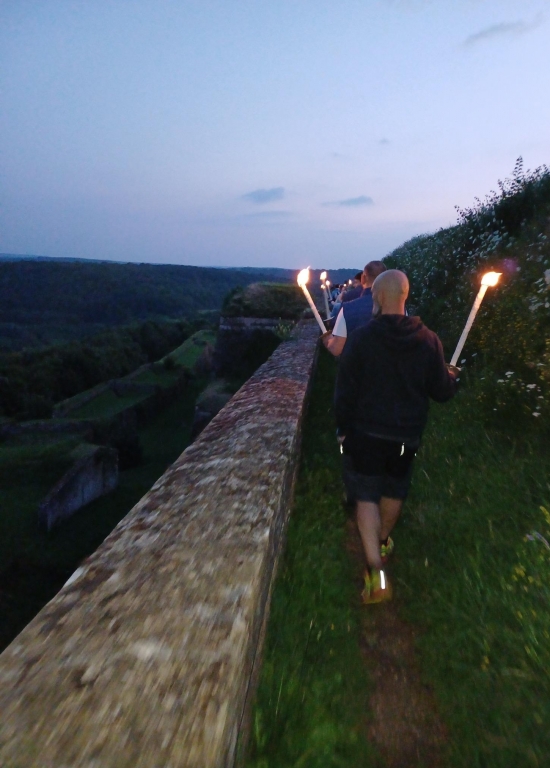 Visite aux flambeaux de la citadelle de Montmédy