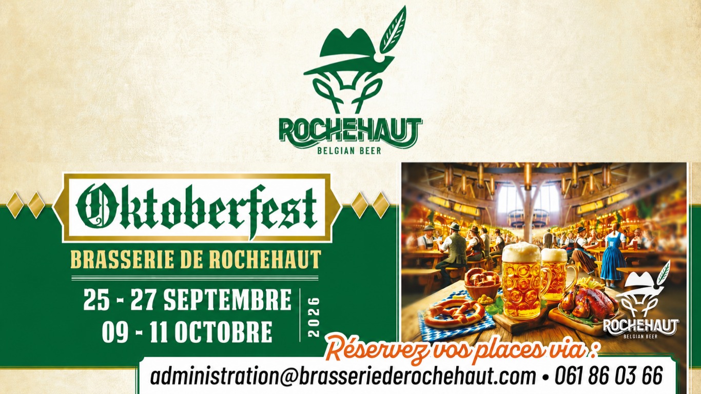 Vivez l'Oktoberfest à Rochehaut !